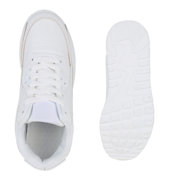 Stiefelparadies Damen Laufschuhe in Weiss Fabrikladen