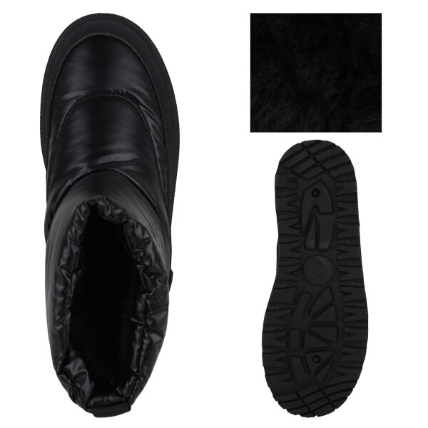 Stiefelparadies Damen Winter Boots in Schwarz Wochenangebot