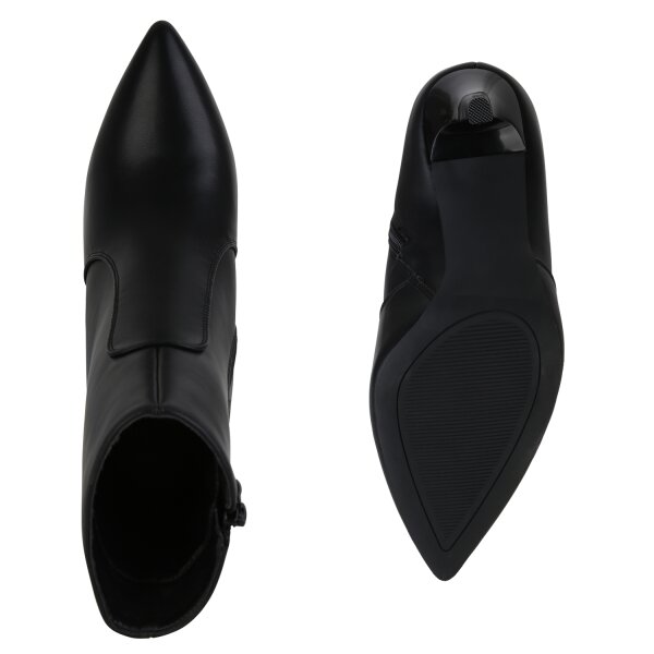 Stiefelparadies Damen Klassische Stiefeletten in Schwarz Bis zu 60% Rabatt