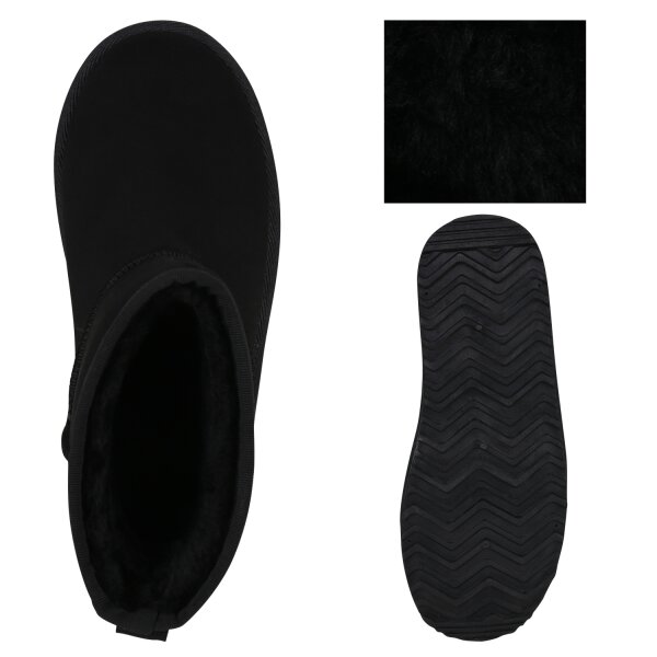 Stiefelparadies Damen Winter Boots in Schwarz zollfrei