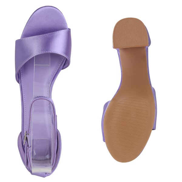 Stiefelparadies Damen Klassische Sandaletten in Helllila 50% Rabatt für begrenzte Zeit
