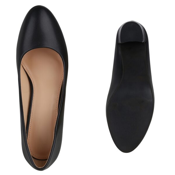 Stiefelparadies Damen Klassische Pumps in Grün Fabrikverkauf