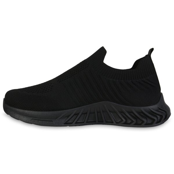Stiefelparadies Damen Slip Ons in Schwarz Bis zu 50% Rabatt