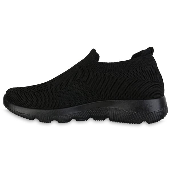 Stiefelparadies Damen Slip Ons in Schwarz Bis zu 60% Rabatt