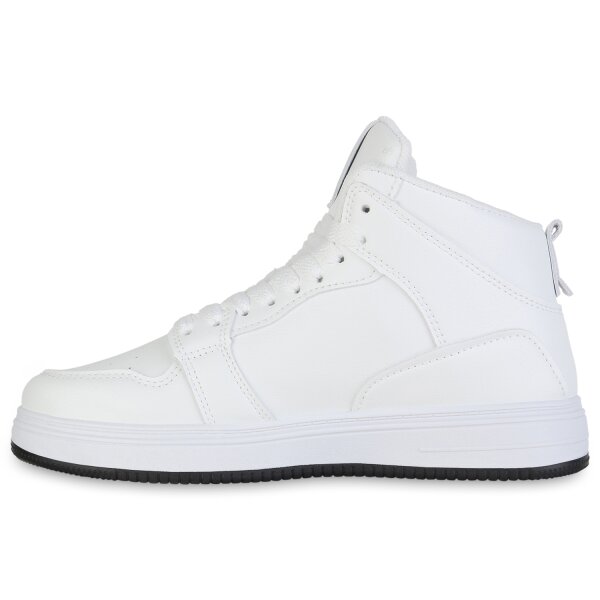 Stiefelparadies Damen Sneaker high in Weiss Bis zu 65% Rabatt