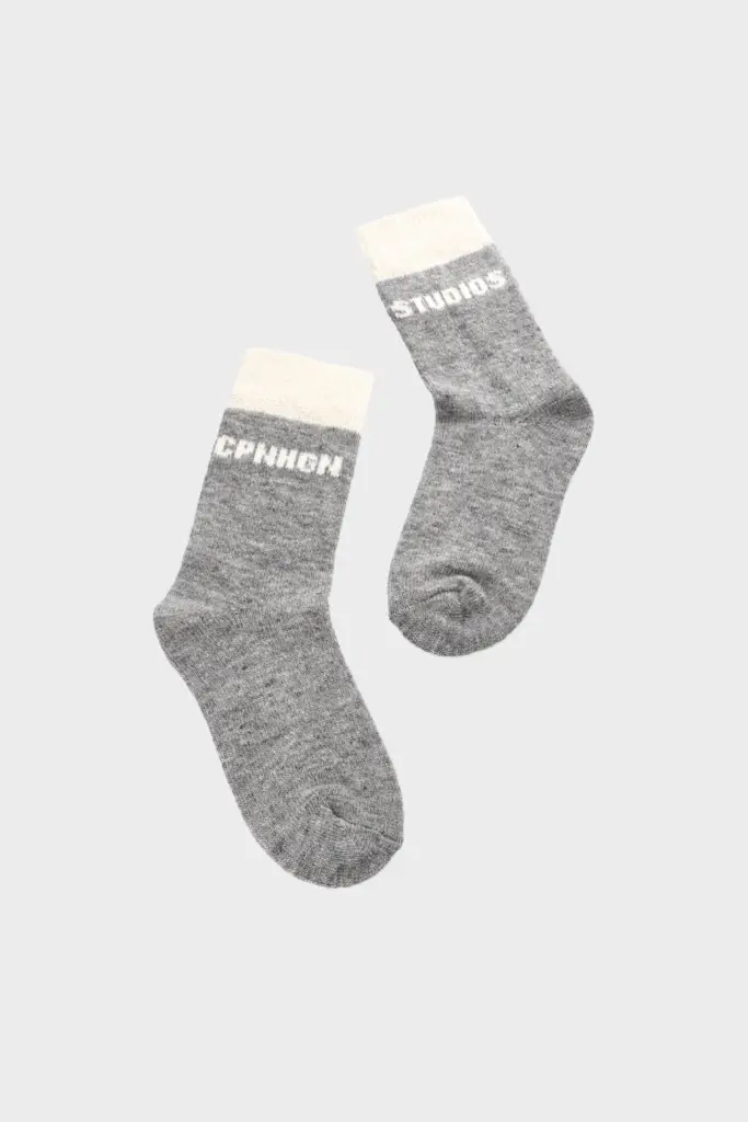 Studio Copenhagen CPH WOOL SOCKS 2 wool mix light grey Große Rabatte