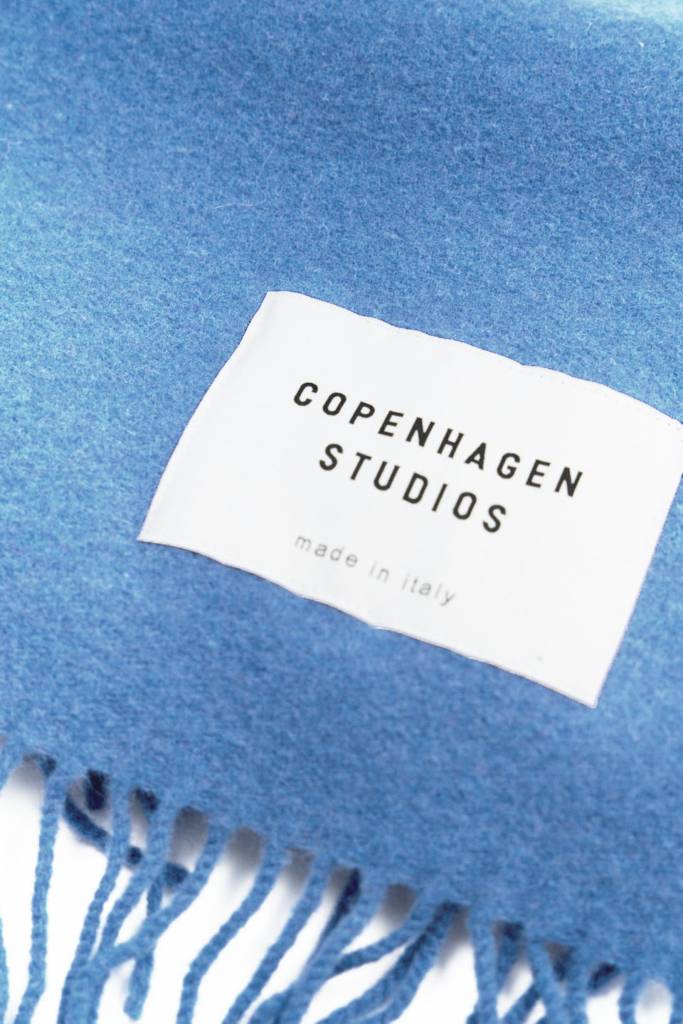 Studio Copenhagen CPH SHAWL 6 wool mix medium blue Bestseller