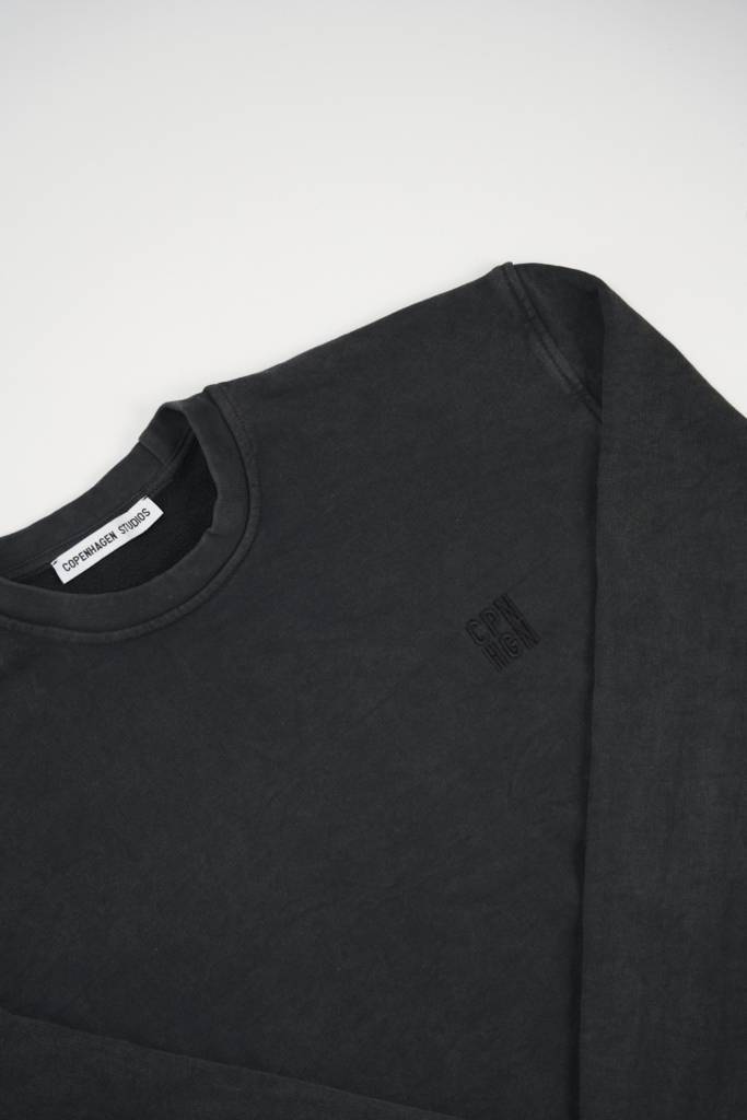 Studio Copenhagen CPH SWEAT 12 cotton washed black Riesige Ersparnisse