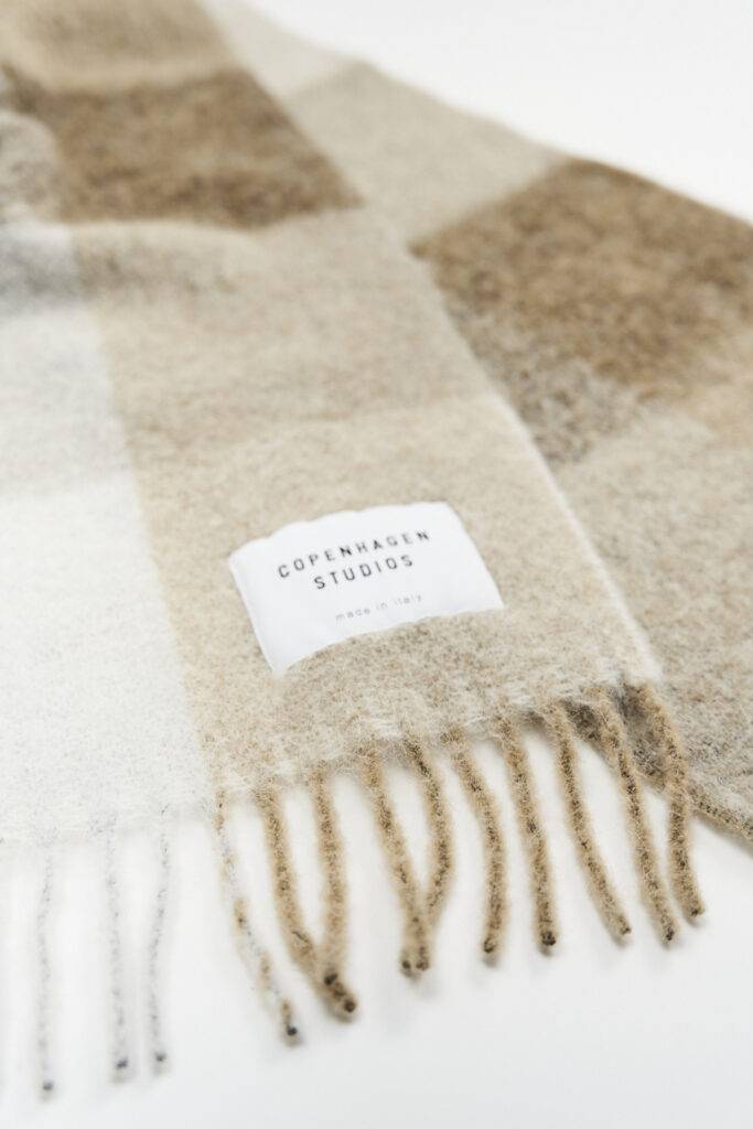 Studio Copenhagen CPH SHAWL 4 wool mix beige VIP-Rabatte