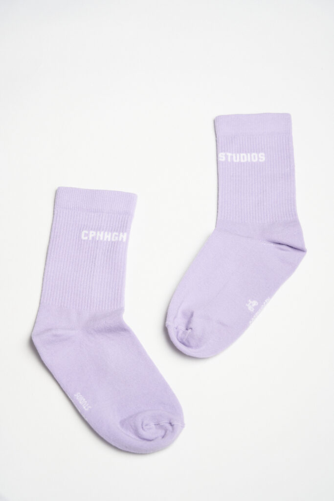 Studio Copenhagen CPH SOCKS 1 cotton blend lavender/white JETZT KAUFEN