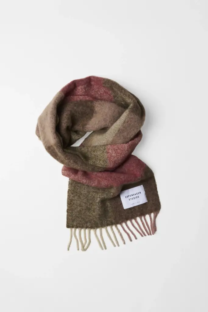 Studio Copenhagen CPH SHAWL 4 wool mix rose/brown Letzte 2 Tage