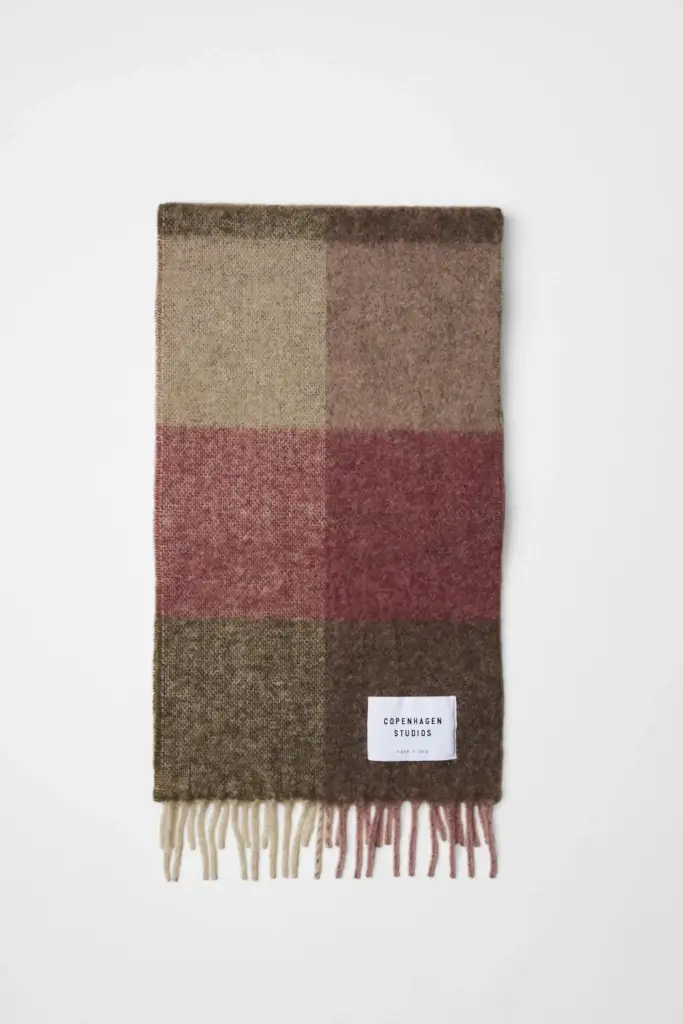Studio Copenhagen CPH SHAWL 4 wool mix rose/brown Letzte 2 Tage