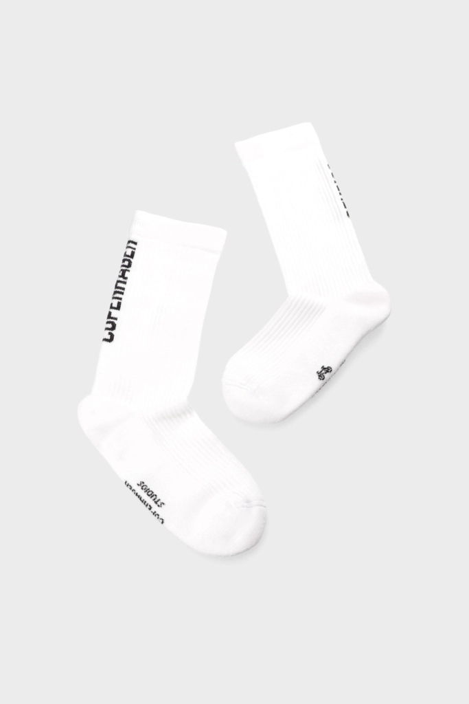 Studio Copenhagen CPH SOCKS 4 cotton blend white Sonderangebot der Fabrik