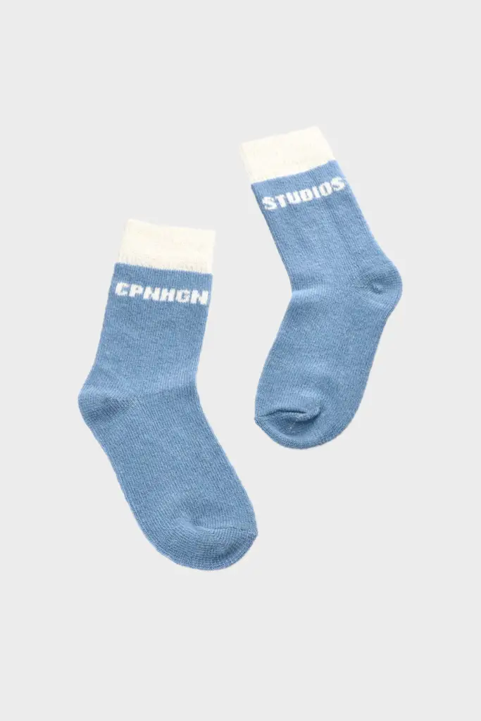 Studio Copenhagen CPH WOOL SOCKS 2 wool mix light blue Vierteljährliche Förderung