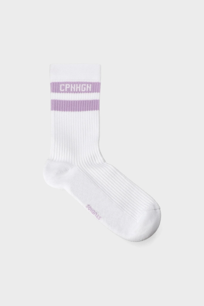 Studio Copenhagen CPH SOCKS 3 cotton blend white/lavender Kostenloser Versand international