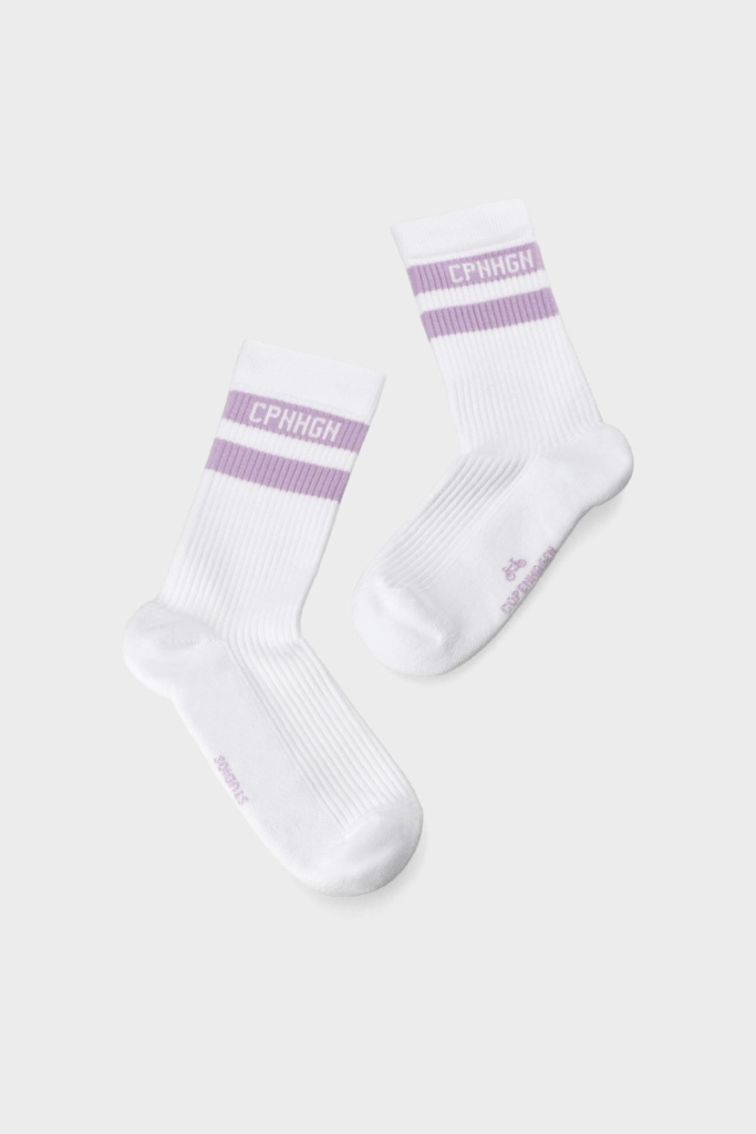 Studio Copenhagen CPH SOCKS 3 cotton blend white/lavender Kostenloser Versand international
