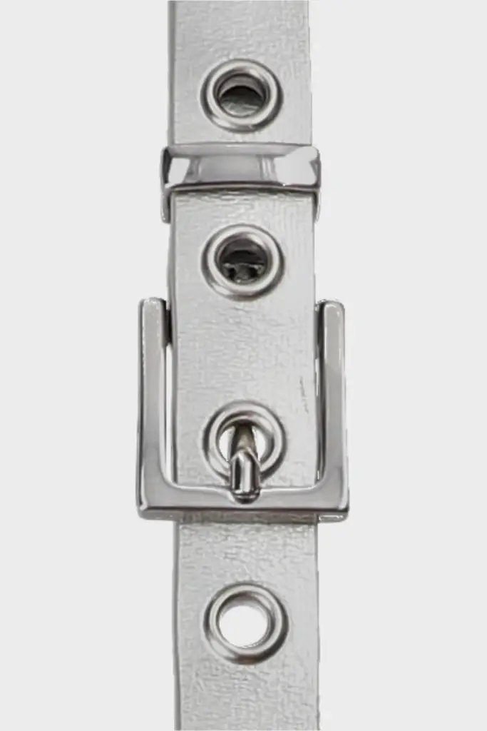 Studio Copenhagen CPH BELT 1 leather silver Fabrikladen