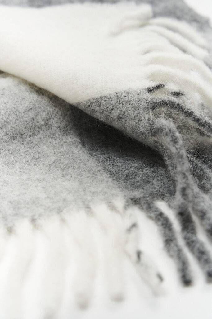 Studio Copenhagen CPH SHAWL 4 wool mix grey melange Black Friday Preise