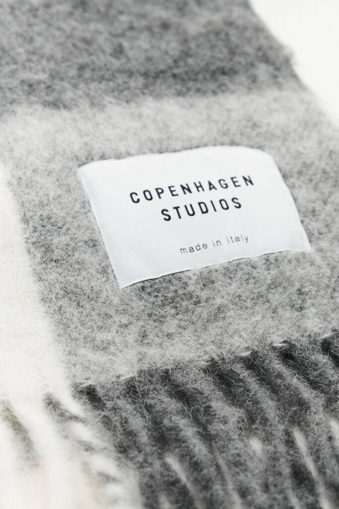 Studio Copenhagen CPH SHAWL 4 wool mix grey melange Black Friday Preise