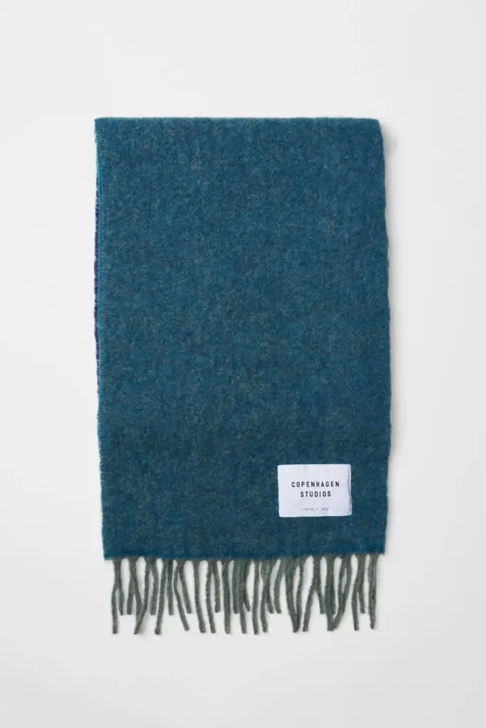 Studio Copenhagen CPH SHAWL 11 wool mix turquoise Im Verkauf