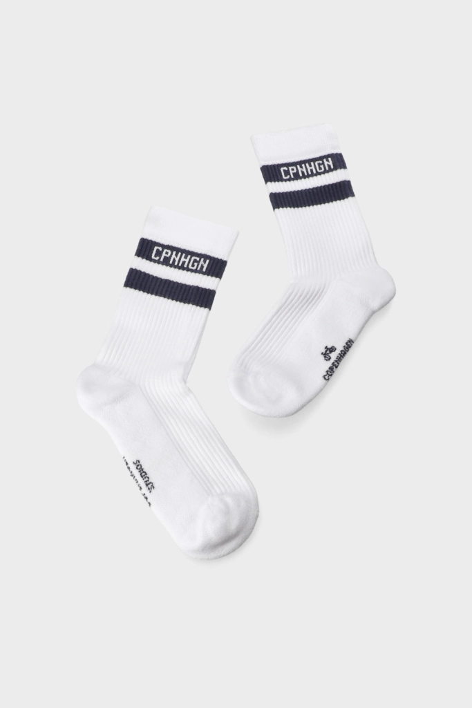 Studio Copenhagen CPH SOCKS 3 cotton blend white/navy Rabatte dieses Monats
