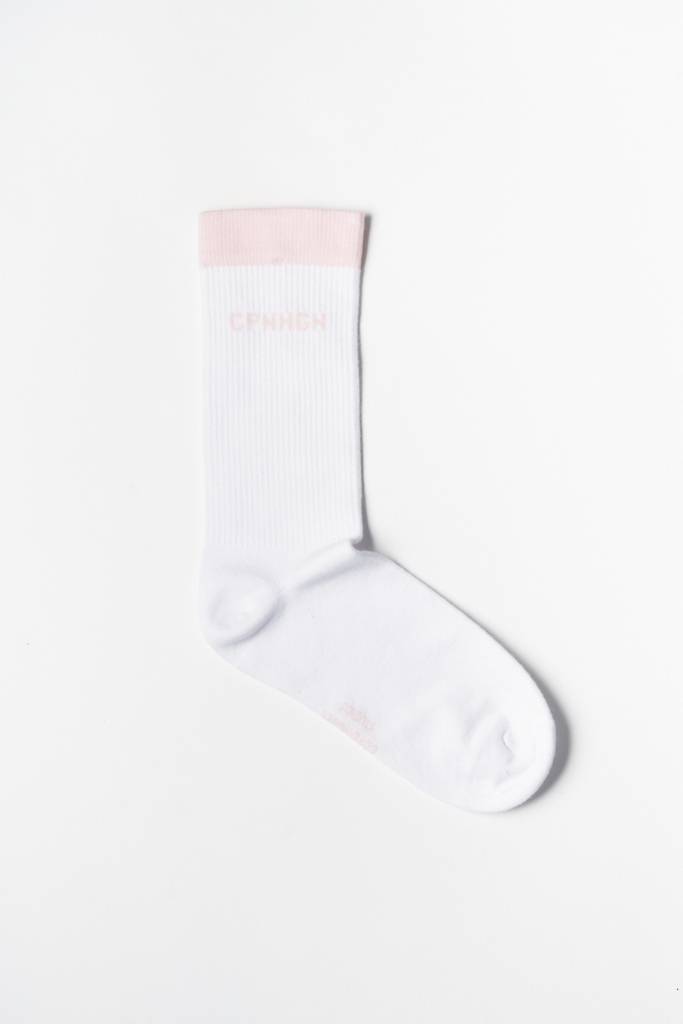 Studio Copenhagen CPH SOCKS 2 cotton blend white/light rose im Angebot