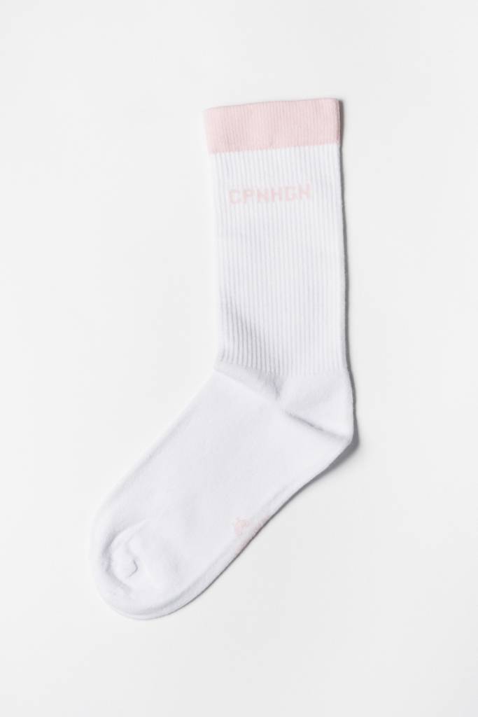 Studio Copenhagen CPH SOCKS 2 cotton blend white/light rose im Angebot