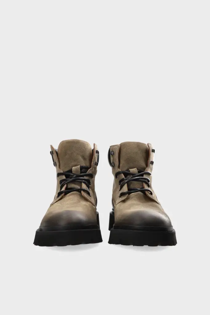 Studio Copenhagen CPH171M waxed suede black/olive Super Rabatt