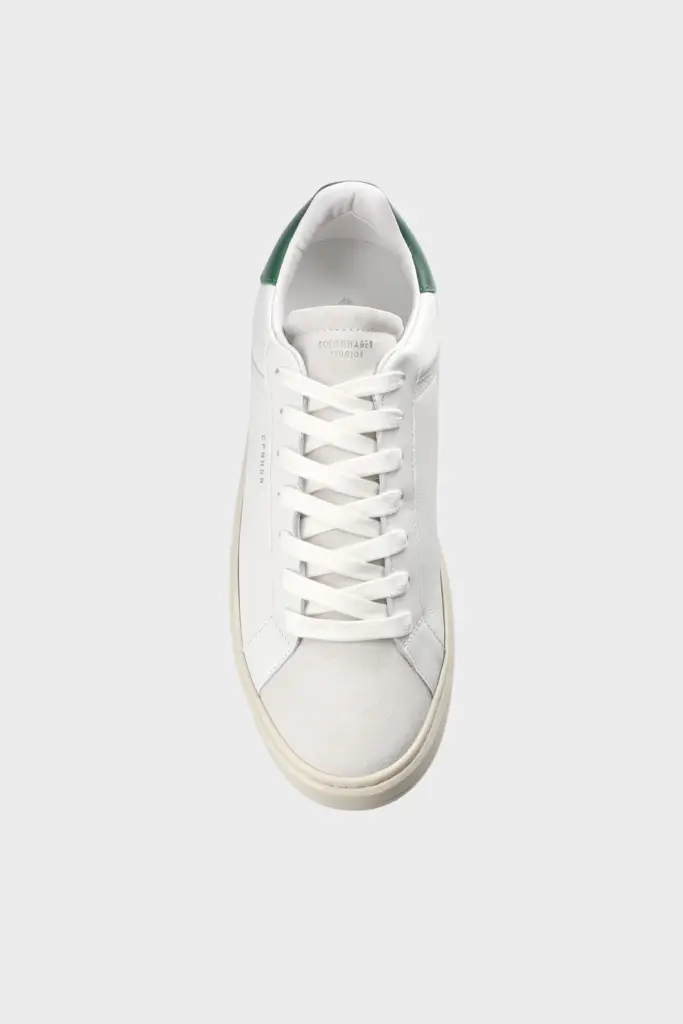 Studio Copenhagen CPH72M leather mix white/green Fabrikladen