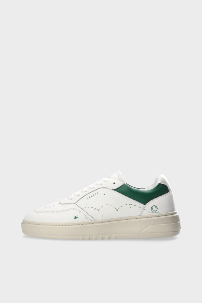 Studio Copenhagen CPH LONDON M leather white/green zollfrei