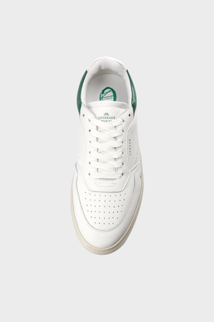 Studio Copenhagen CPH LONDON M leather white/green zollfrei