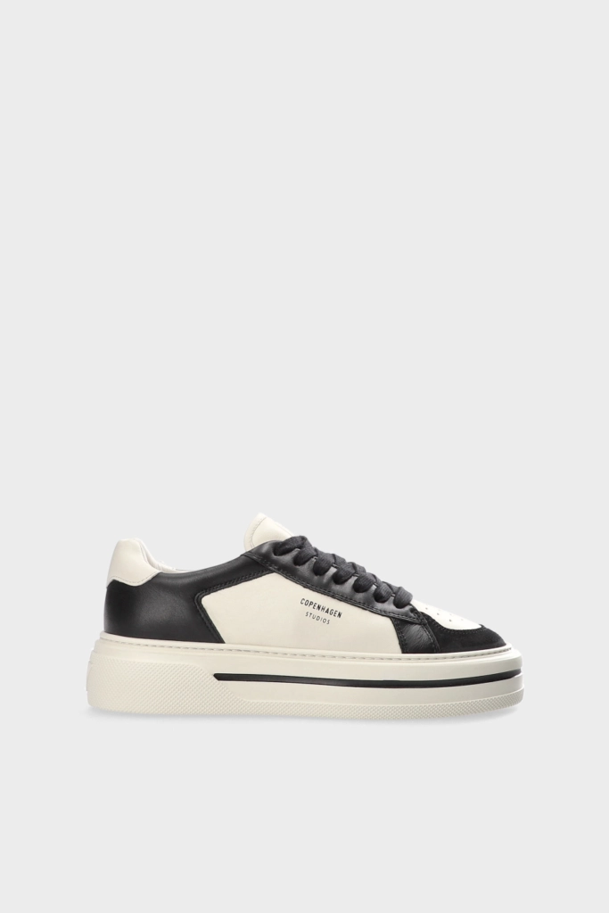 Studio Copenhagen CPH181 leather mix black/cream beige Große Rabatte