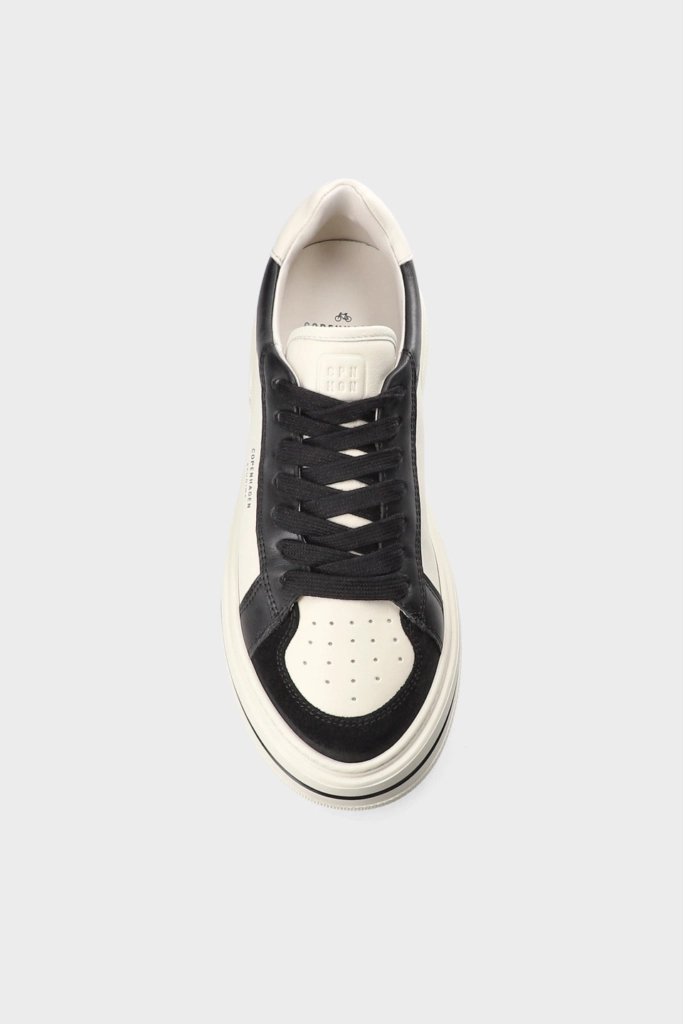 Studio Copenhagen CPH181 leather mix black/cream beige Große Rabatte