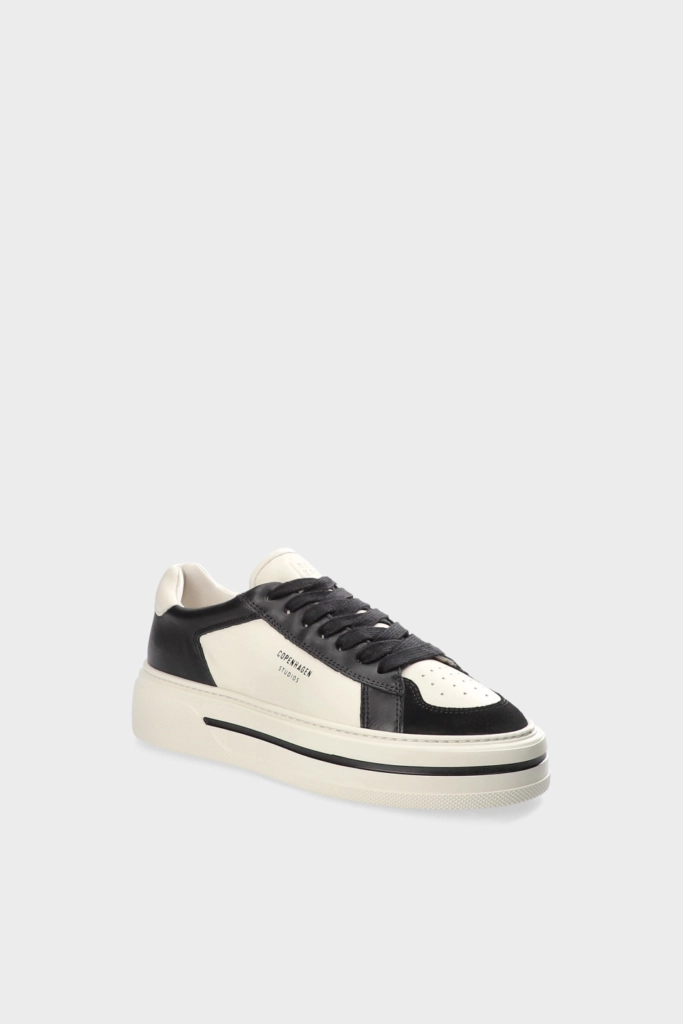 Studio Copenhagen CPH181 leather mix black/cream beige Große Rabatte