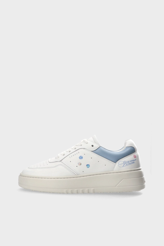 Studio Copenhagen CPH MELBOURNE leather white/light blue Günstiger Verkauf