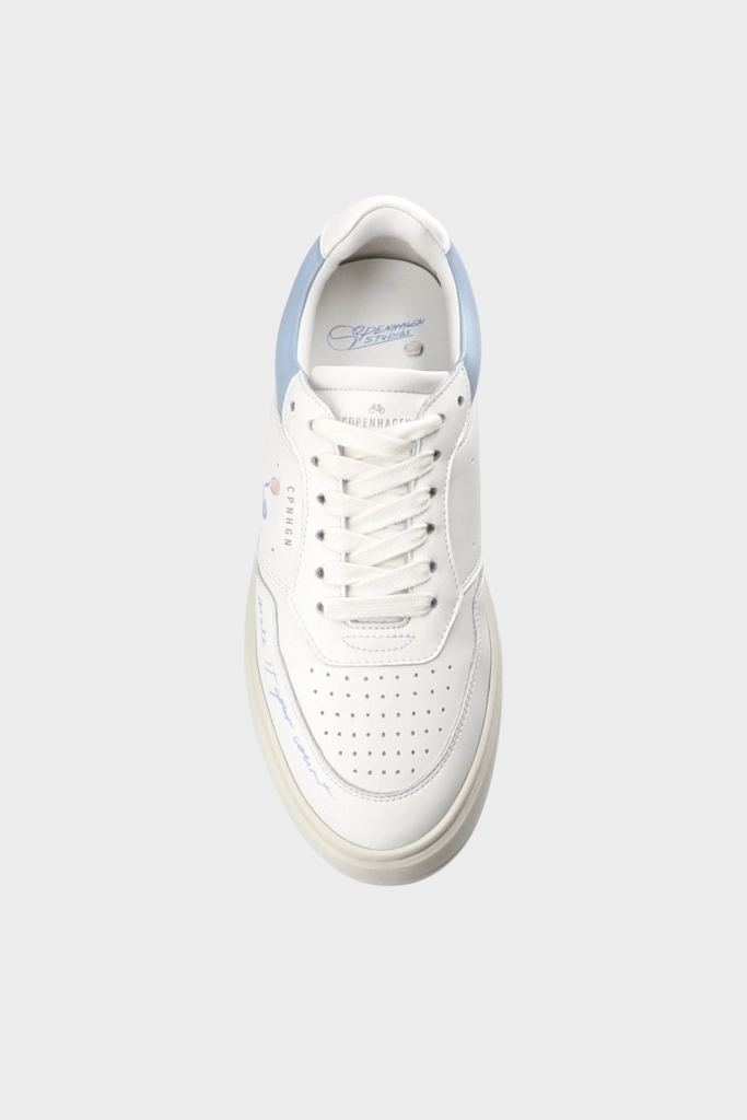 Studio Copenhagen CPH MELBOURNE leather white/light blue Günstiger Verkauf