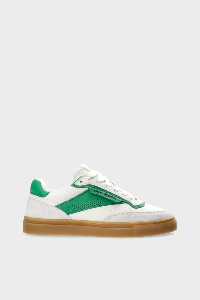Studio Copenhagen CPH90 leather mix white/green/caramel Fabrikverkauf