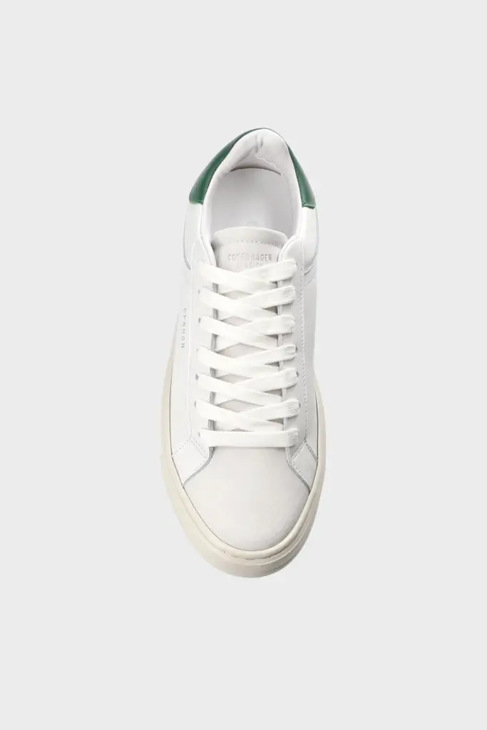 Studio Copenhagen CPH72 leather mix white/green Online Shopping