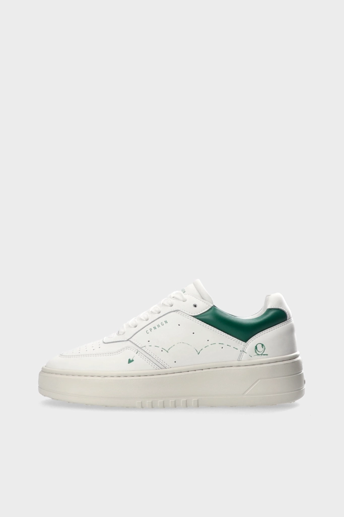 Studio Copenhagen CPH LONDON leather white/green Valentinstagsangebot