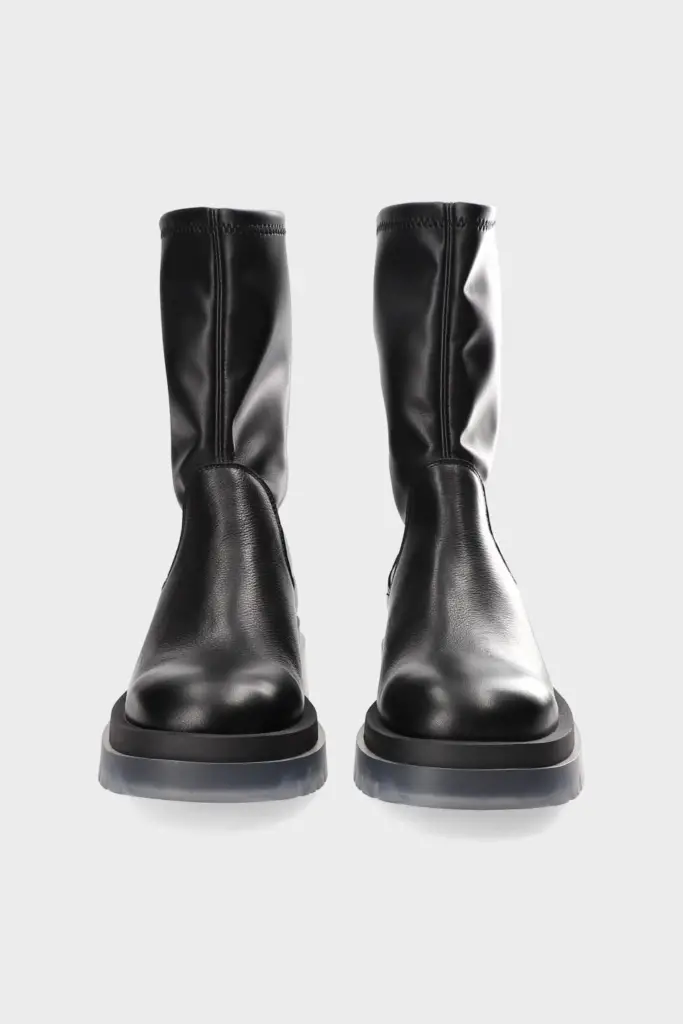 Studio Copenhagen CPH1006 leather/vegan stretch black/clear Lagerräumung