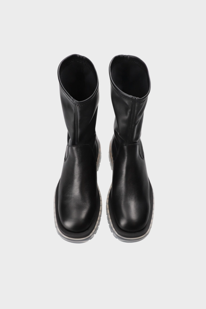 Studio Copenhagen CPH1006 leather/vegan stretch black/clear Lagerräumung