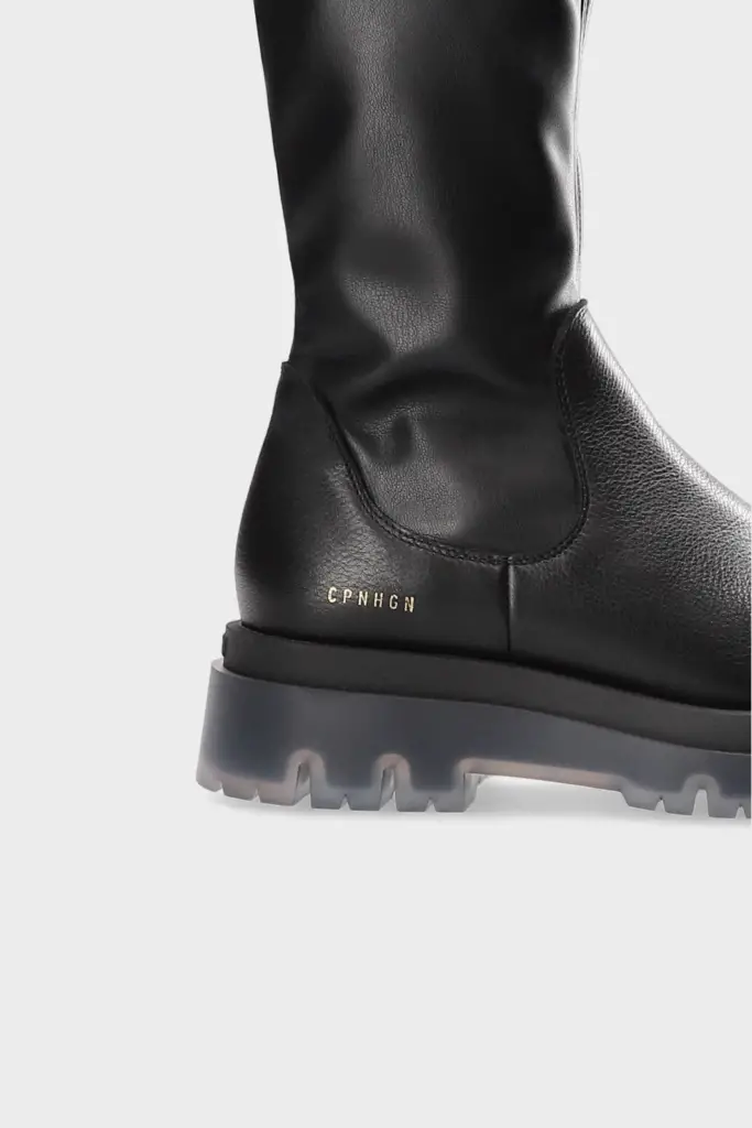 Studio Copenhagen CPH1006 leather/vegan stretch black/clear Lagerräumung