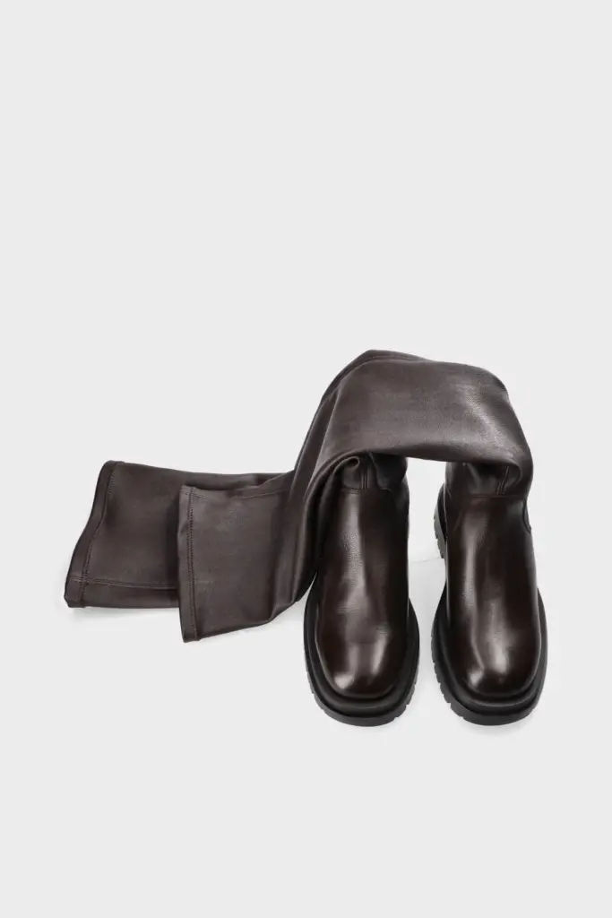 Studio Copenhagen CPH1005 leather/vegan stretch dark brown Heißer Verkauf