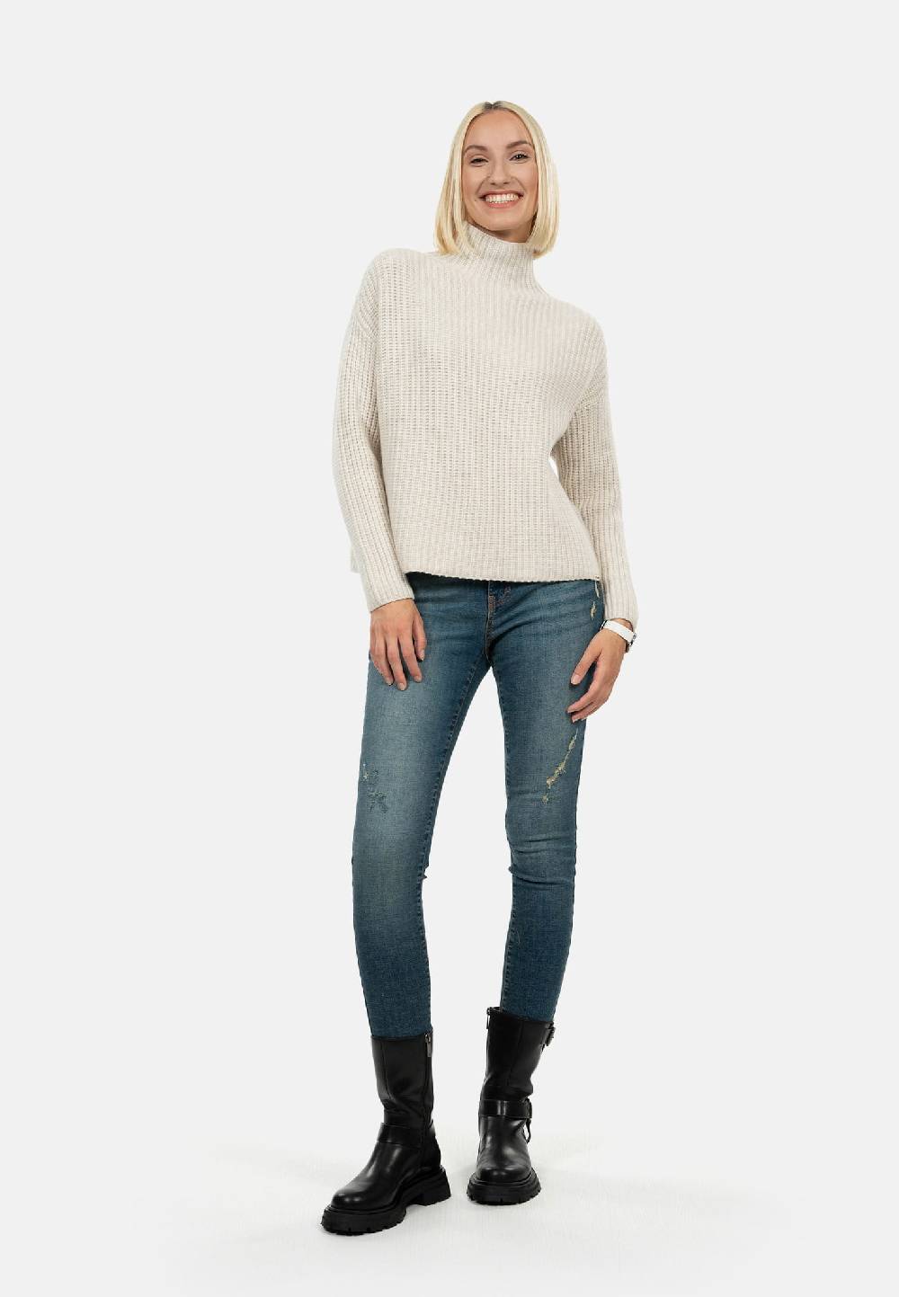 Suri Frey Strickpullover mit Turtleneck SFY Freyday Begrenzte Freigabe